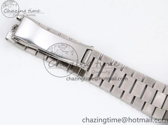 904L VR3255 DayDate SS President Green on Steel (Gain 40 Arabic Dial Weight) JDF Bracelet V3 0304